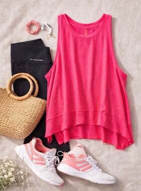 FP Movement Free People Tempo Tank Top in Pink